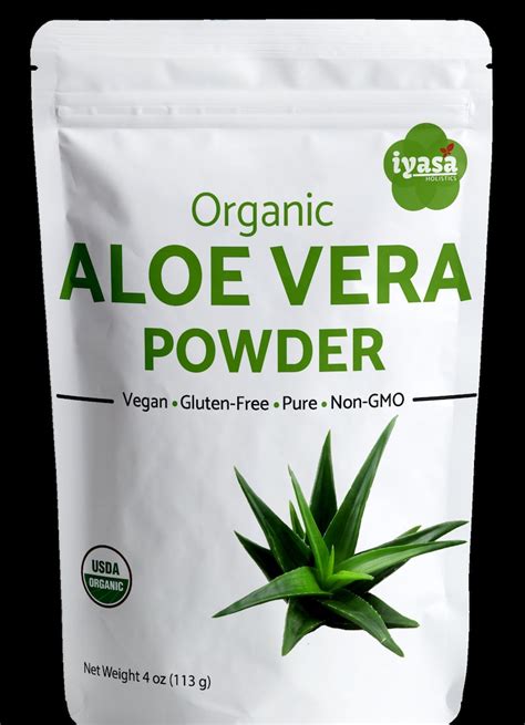 Organic Aloe Vera Leaf Powder Aloe Barbadensis Organic Etsy