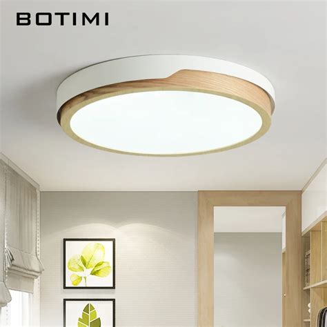 Botimi Led Round Ceiling Lights Nordic Style Ceiling Mounted Lamp For Bedroom Dining Living Room