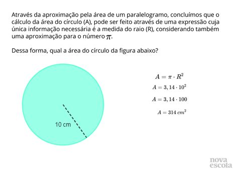 Cálculo Da Área Do Círculo Planos De Aula 8º Ano