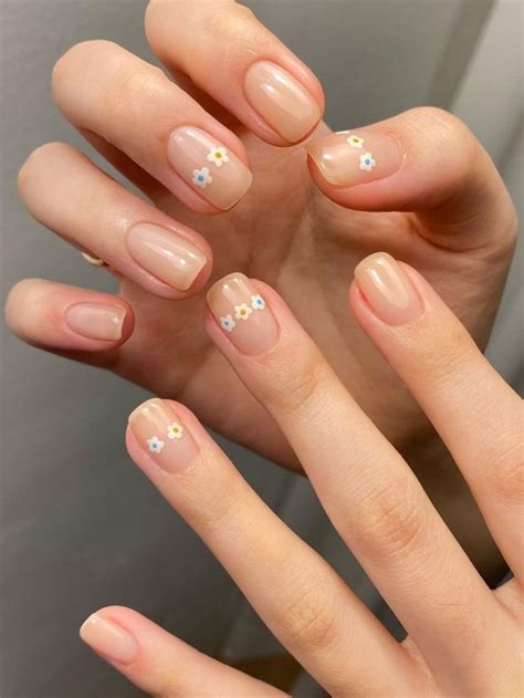 Cute Korean Nails 55 Designs Perfect For All Year Around In 2022 Work Nails Glitter Nails