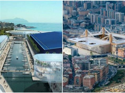 Waterfront di Levante e nuovo stadio Ferraris Piciocchi Il 2025 sarà