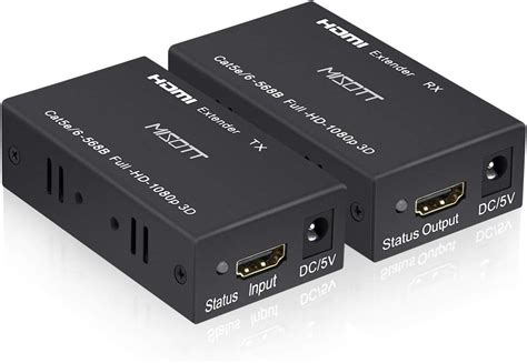 HDMI Extender MISOTT 60 Meters HDMI Transmitter And Receiver Over