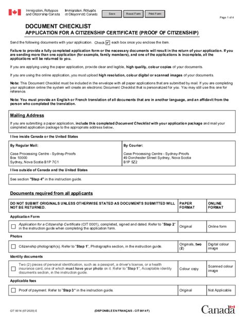 2020 2024 Form Canada Cit 0014 E Fill Online Printable Fillable