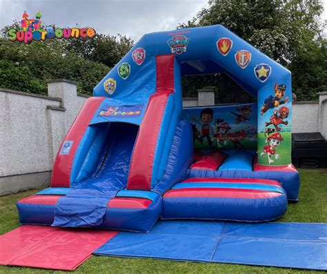 Paw Patrol Combi Front Slide Best Superbounce Bouncy Castle