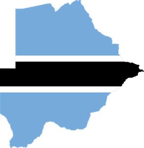 Flag map of Botswana Logo PNG Vector (EPS) Free Download