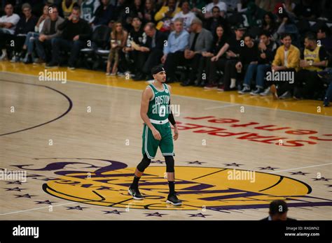 Boston Celtics Forward Jayson Tatum 0 During The Boston Celtics Vs Los