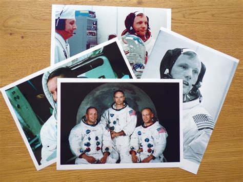 Neil Armstrong First Man On The Moon Four Glossy Archival Catawiki