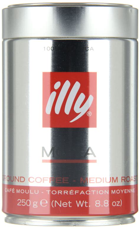 Illy Classico Ground Moka Coffee Medium Roast Arabica Bean