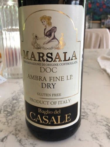 N V Baglio Del Casale Marsala Ambra Fine I P Dry Vivino US