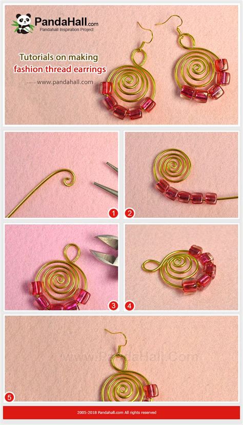 Beebeecraft Tutorials On Making Fashion Wirewrapped Earrings