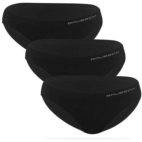Zestaw Sztuk Bawe Nianych Majtek Damskich Bikini Brubeck Comfort Cotton Czarne
