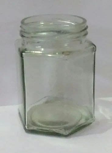 Lug Ml Hexagonal Glass Jar At Rs Piece In Firozabad Id