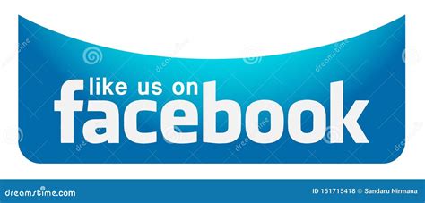 Like Us On Facebook Icon Banner Illustrations Logo Icon For Web