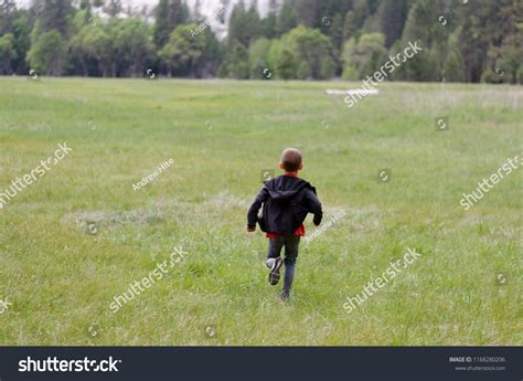 Young Boy Running Through Field Stock Photo 1168280206 Shutterstock