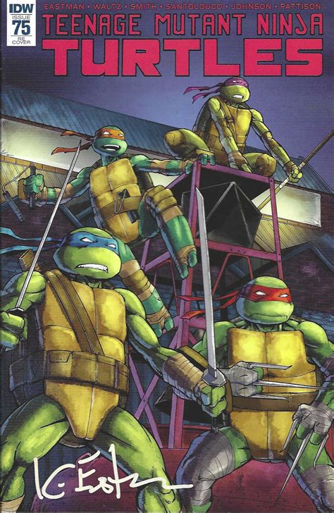 TMNT Issue #75 Giant Robot Variant – Signed – Kevin Eastman Studios