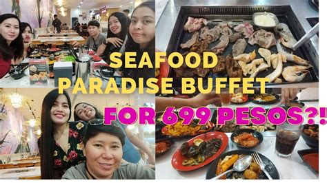 We Tried Seafood Paradise Buffet In Sm Manila Bambie S Life Youtube