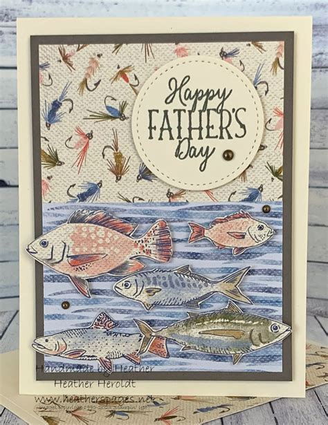 Father S Day Tackle Gift Box With Gone Fishing Stampin Up Fishing