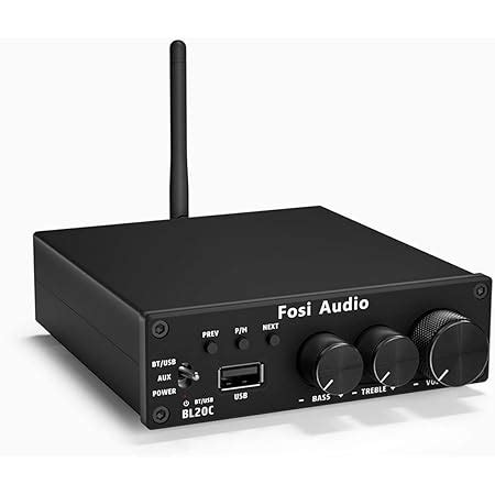 Fosi Audio BT10A Bluetooth 5 0 Amplifier Stereo Audio Receiver 2