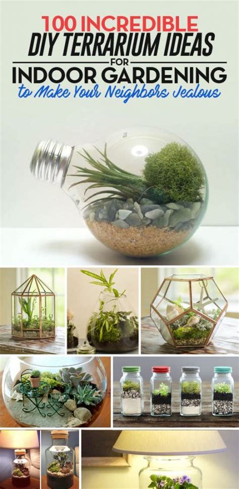 100 Incredible Diy Terrarium Ideas For Indoor Gardening To Make Your