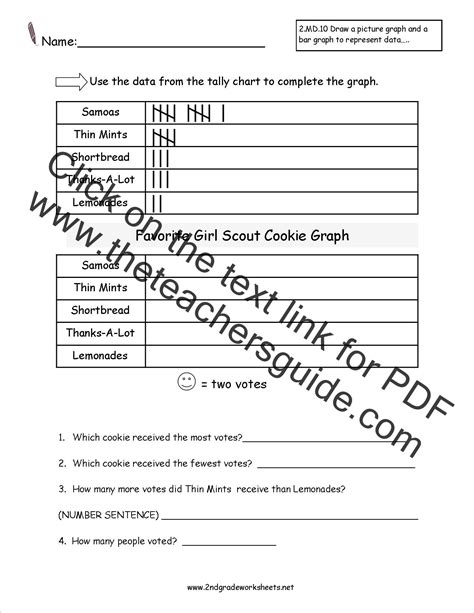 First Grade Tally Chart Worksheets Ponasa