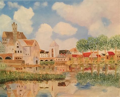 Moret sur Loing Painting by Jennifer Padden - Fine Art America