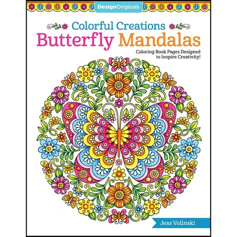 Colorful Creations Butterfly Mandalas Coloring Book