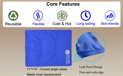 Amazon Koo Care Extra Large Gel Ice Pack For Injuries Reusable