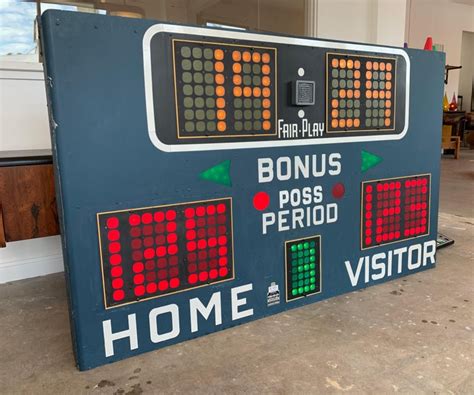 Fair Play 1970s Basketball Scoreboards At 1stdibs Vintage Basketball