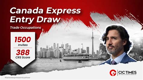 First Ever Express Entry Draw For Trades Occupation Category