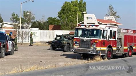 Vuelca Humvee De La Sedena En La Saltillo Derramadero Reportan 7 Lesionados