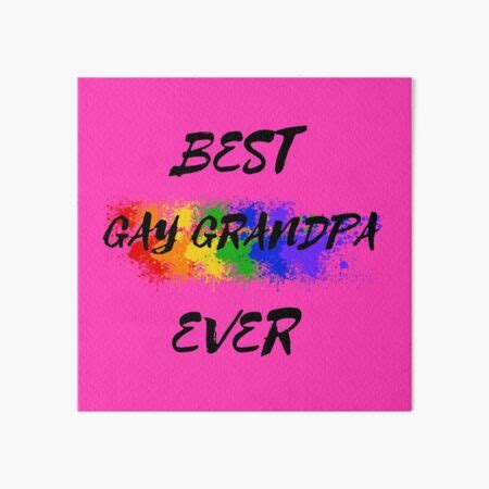 L Mina R Gida El Mejor Abuelo Gay De La Historia Rainbow Color Splash Para Orgullosos Abuelos