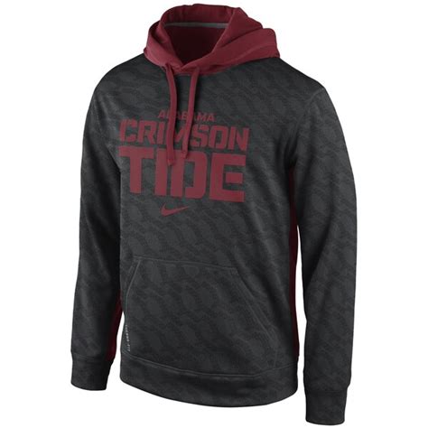 Nike Alabama Crimson Tide KO Performance Hoodie - Black - Fanatics.com