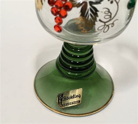 Bockling Neudenau Wine Glasses Etsy