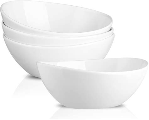 Amazon Piece Serving Bowl Set Elegant White Porcelain Salad