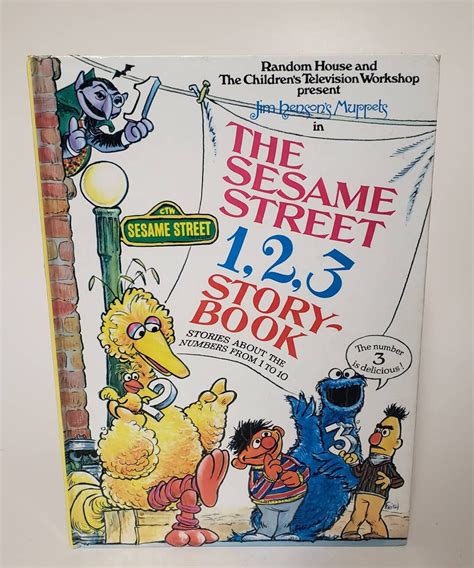 The Sesame Street 123 Storybookvintage 1973 The Childrens Television