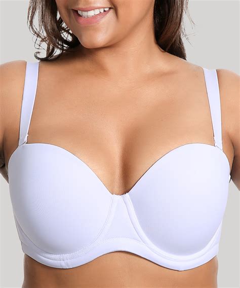 Delimira Womens Underwire Contour Multiway Full Coverage Strapless Bra