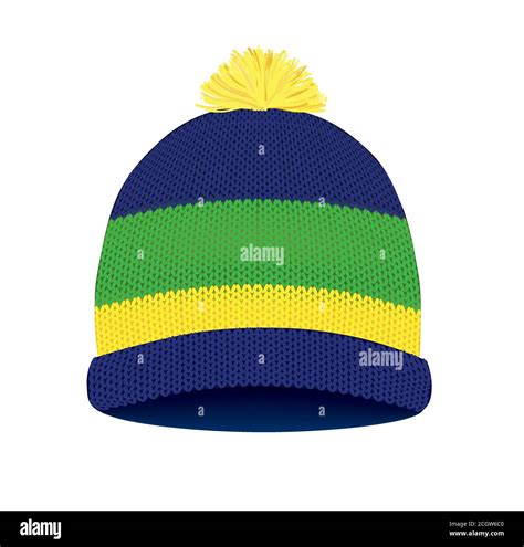 Knitted Winter Hat Vector Illustration Stock Vector Image And Art Alamy