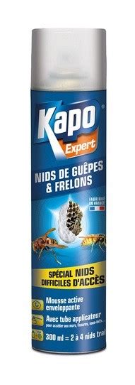 Insecticide A Rosol Mousse Enveloppante Sp Cial Nid De Gu Pes Frelo