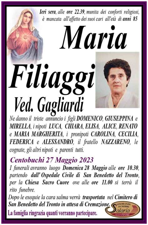 Maria Filiaggi La Nuova Riviera