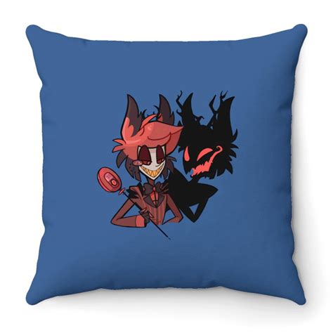 Alastor Demon Hazbin Hotel Throw Pillows Hazbin Hotel Movie Fan Gift