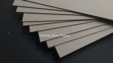 3mm Thick Colored Grey Cardboard Sheets With Flexible Laminate - Buy ...