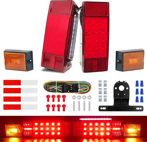 Amazon Serlainxin Boat Trailer Lights Kit Submersible IP68