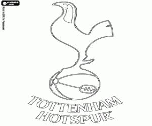 Tottenham Hotspur Emblem Coloring Page Printable Game