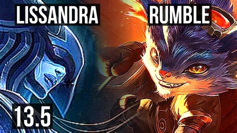 LISSANDRA Vs RUMBLE MID 5 6M Mastery 900 Games 3 1 5 KR