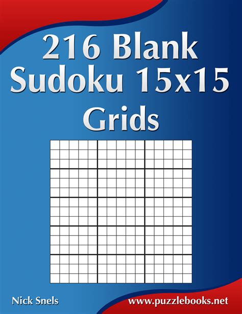 216 Blank Sudoku 15x15 Grids