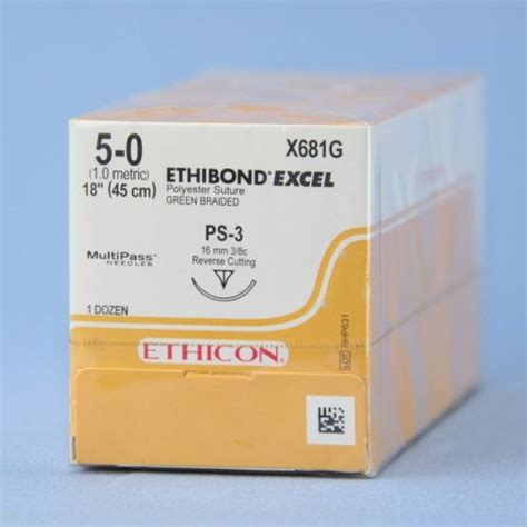 N Suture Ethibond Excel V White Braided In Off