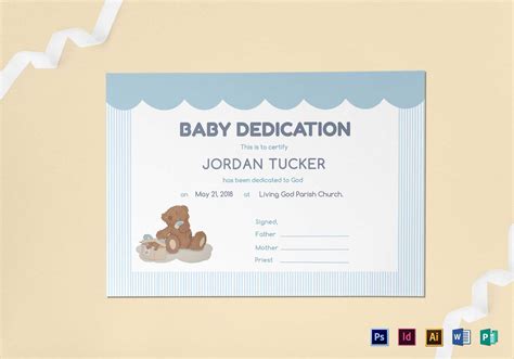 Baby Christening Certificate Template – Sample.gelorailmu.com