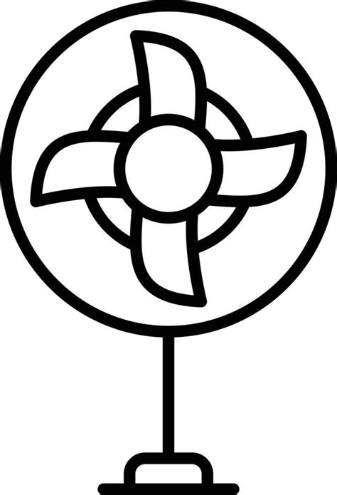 Fan Outline Icon 9247612 Vector Art At Vecteezy