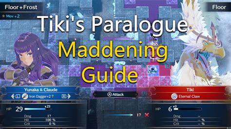 Fire Emblem Engage Tiki Paralogue Maddening Guide Youtube