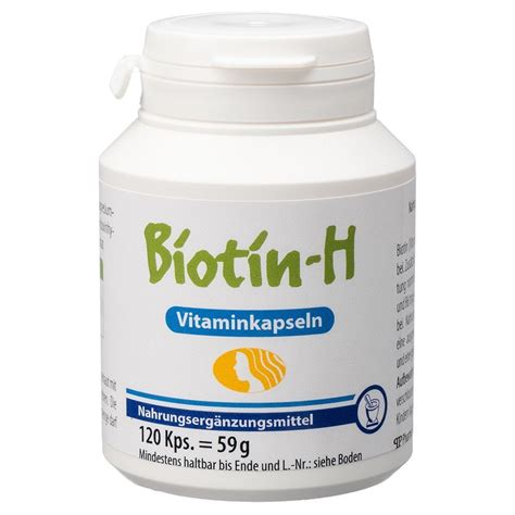 Biotin H Vitaminkapseln 120 St Shop Apotheke